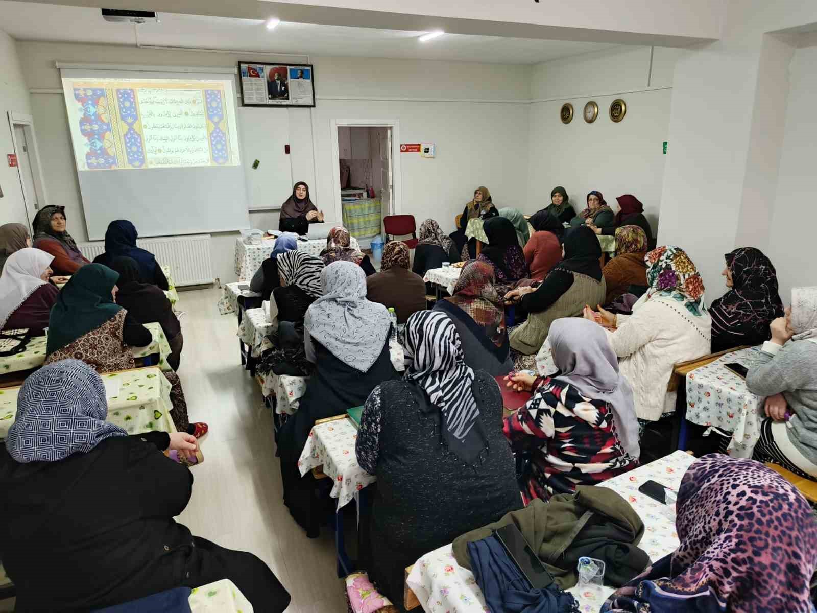 Düzce’de kadınlara özel sohbet
