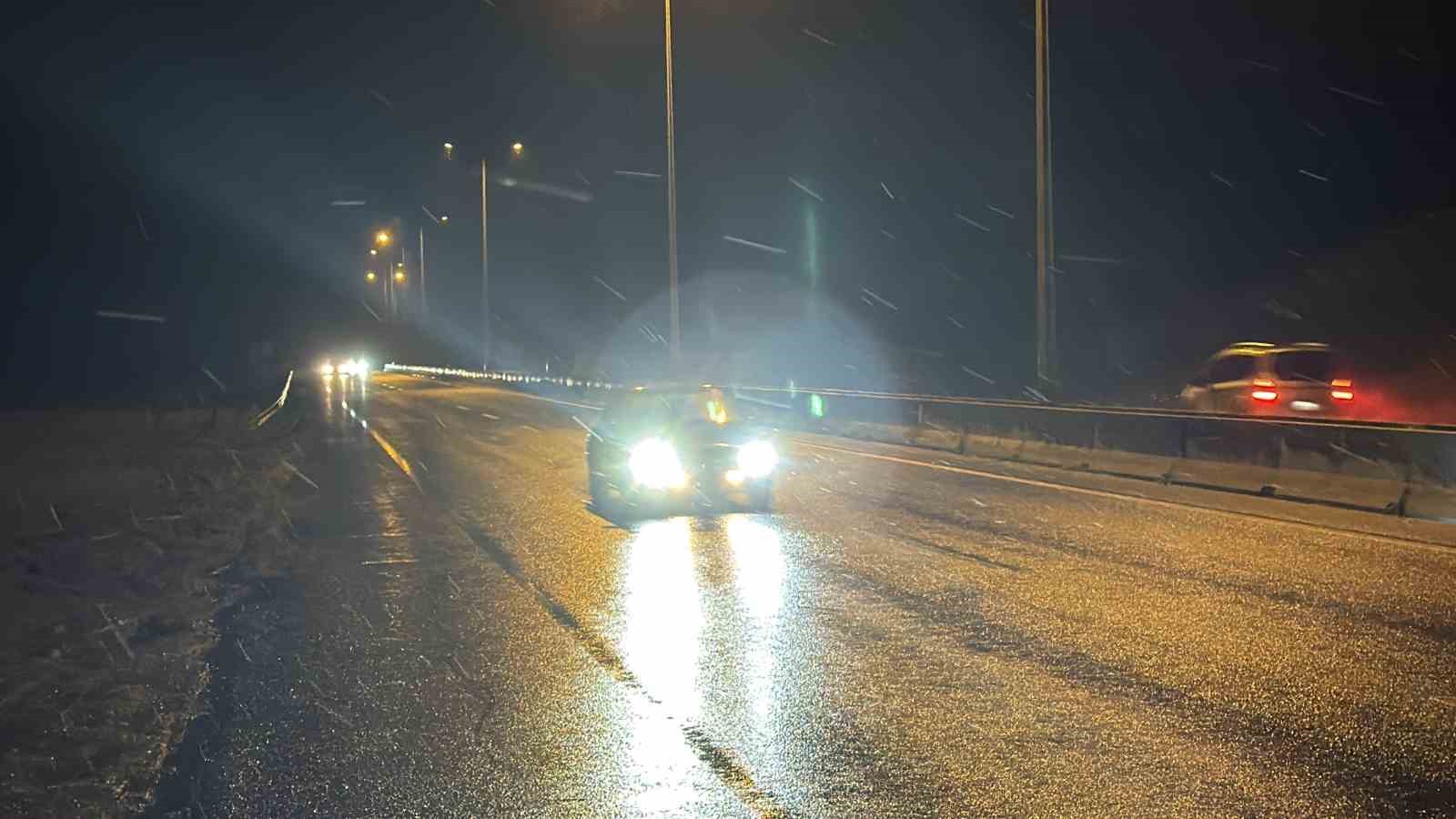 Düzce’de kar yağışı başladı
