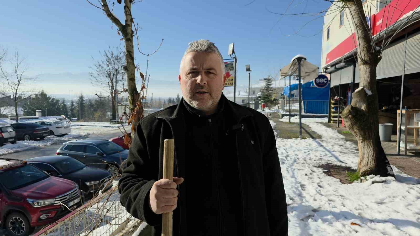 Düzce’nin "dronlu muhtarı" iş başında
