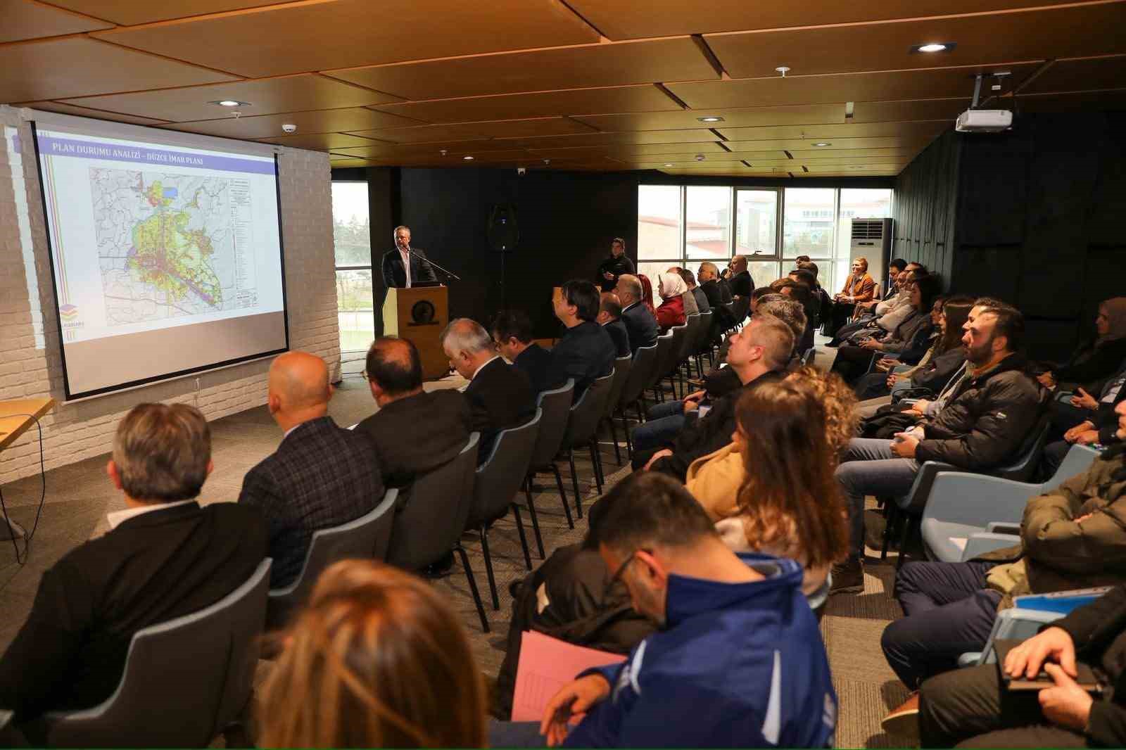 Düzce’nin gelecek 50 yılını uzmanlar planladı
