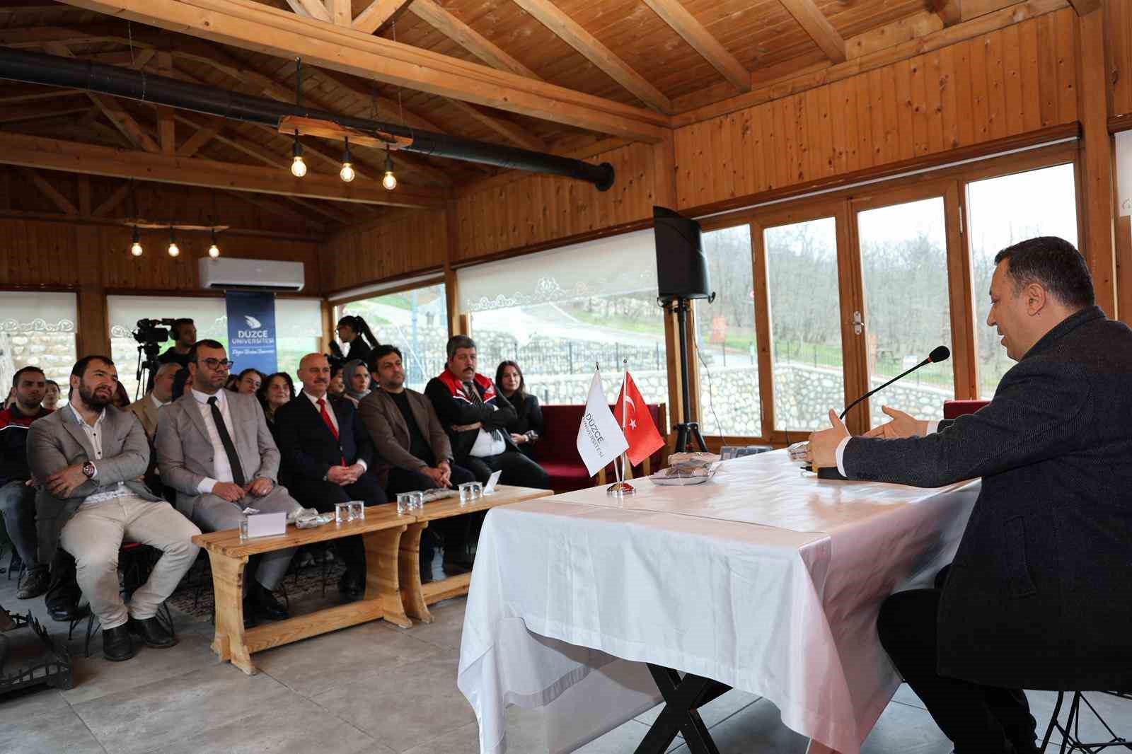 Düzce’nin önemli tarım ürünlerinden siyah çeltik konuşuldu
