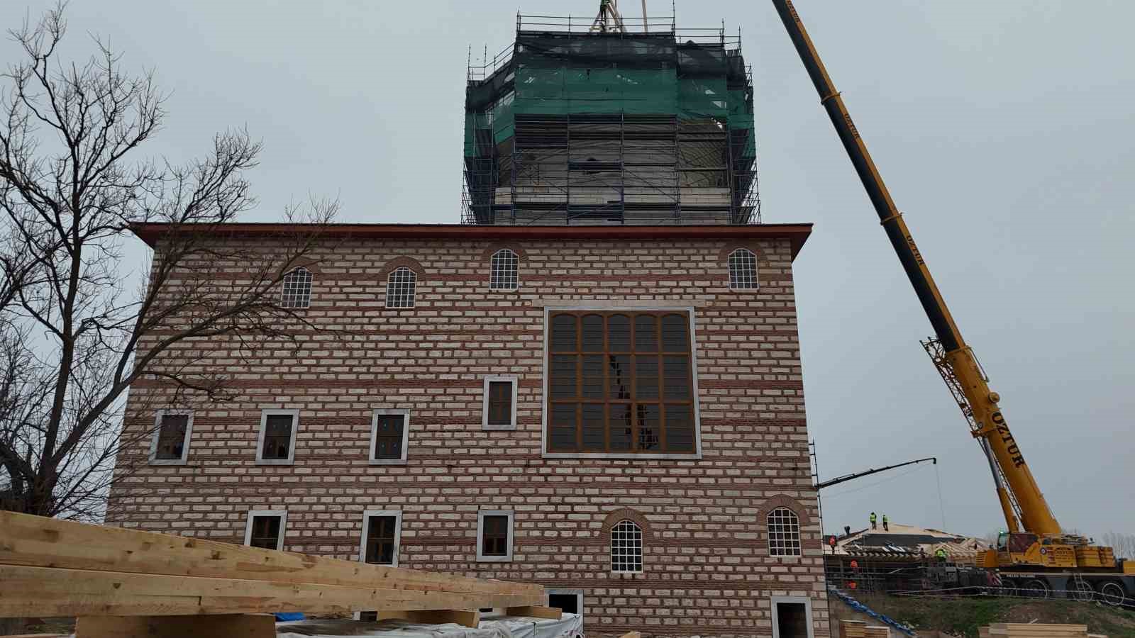 Ecdat mirası Edirne Saray’ında çalışmaların yarısı tamamlandı
