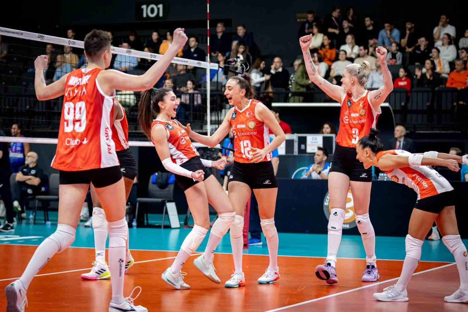 Eczacıbaşı Dynavit, Vero Volley Milano’ya geçit vermedi

