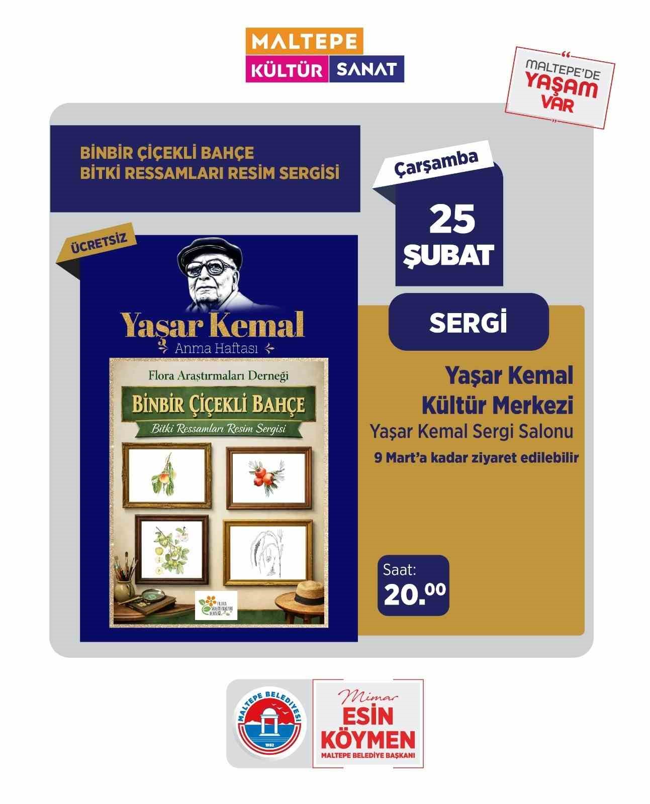 Edebiyatın büyük ustası Yaşar Kemal Maltepe’de anılacak
