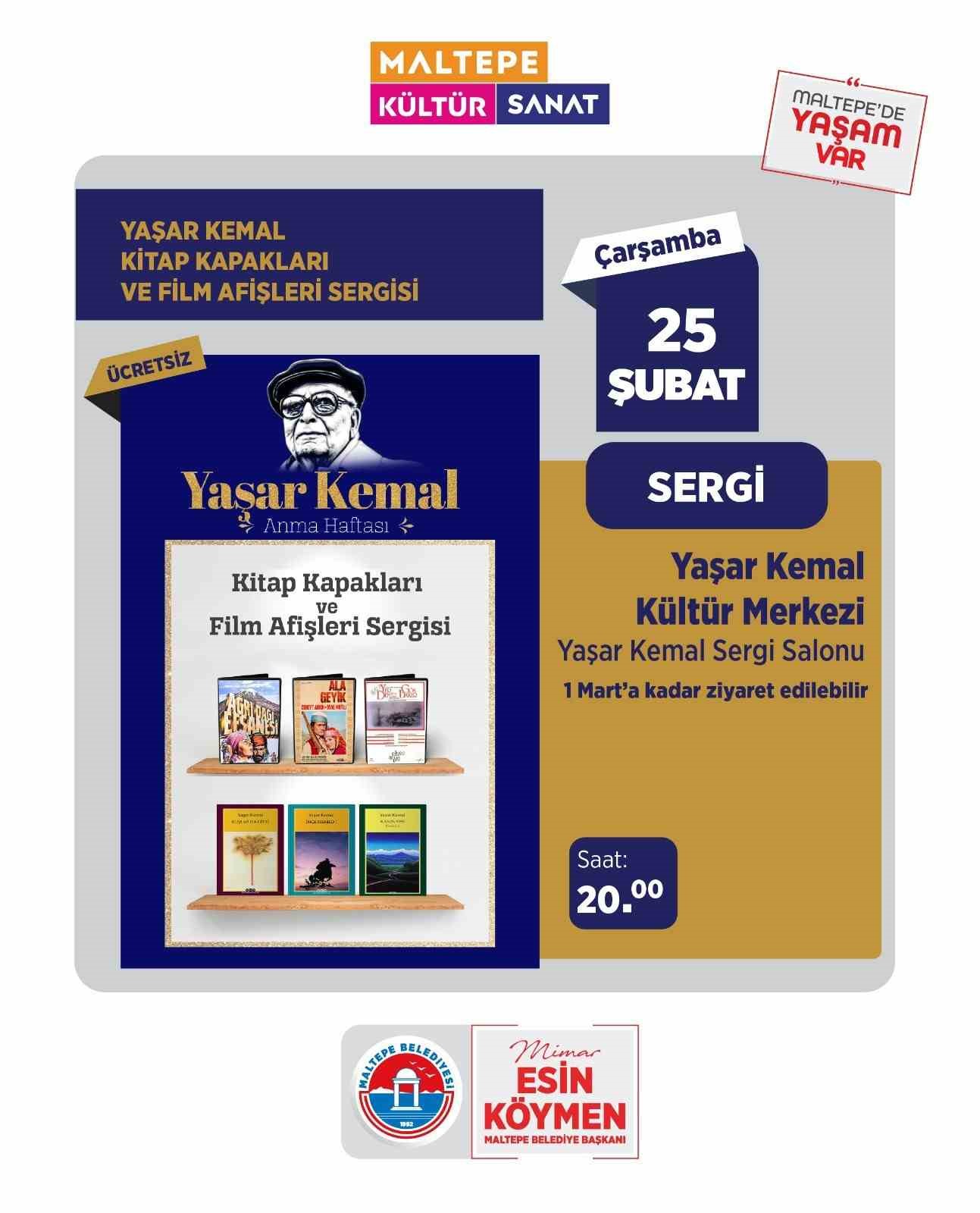 Edebiyatın büyük ustası Yaşar Kemal Maltepe’de anılacak
