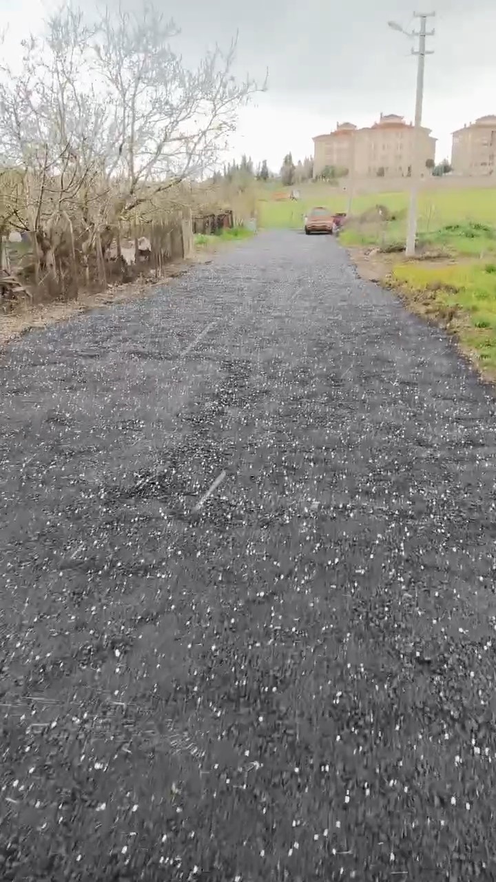 Edirne’de dolu yağışı
