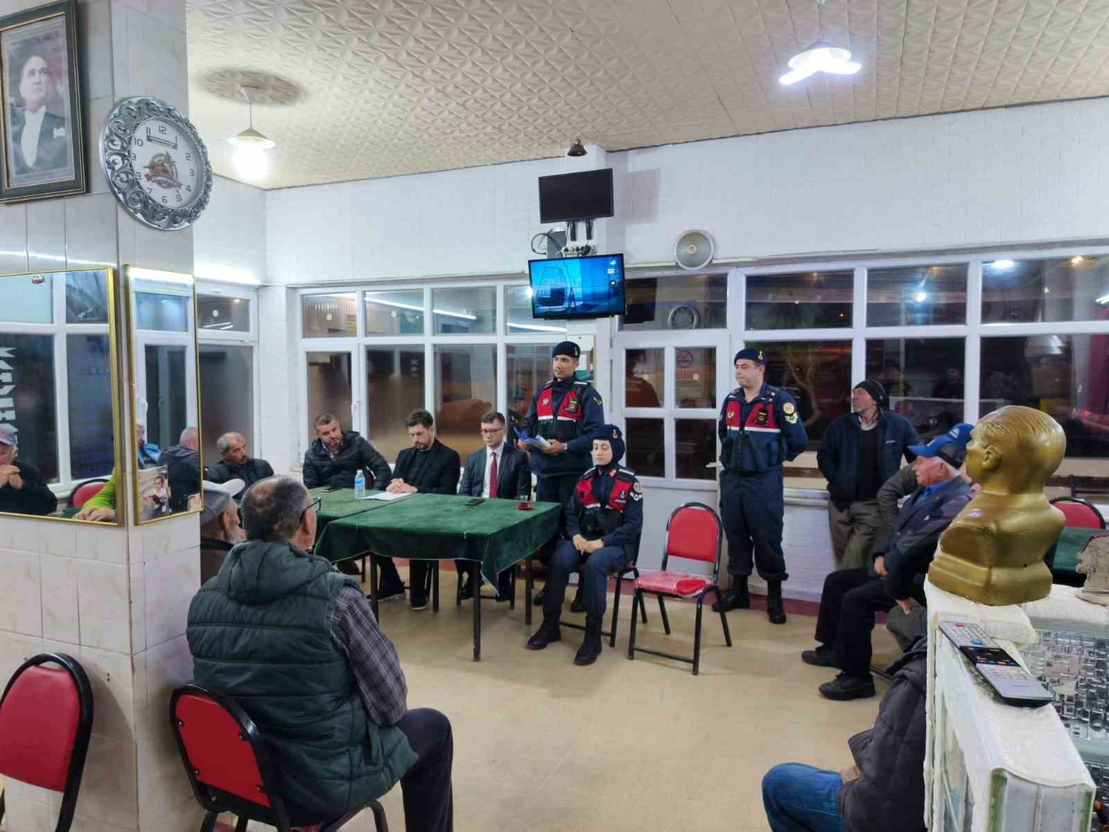 Edirne’de köylerde uyuşturucu ile mücadele çalışması
