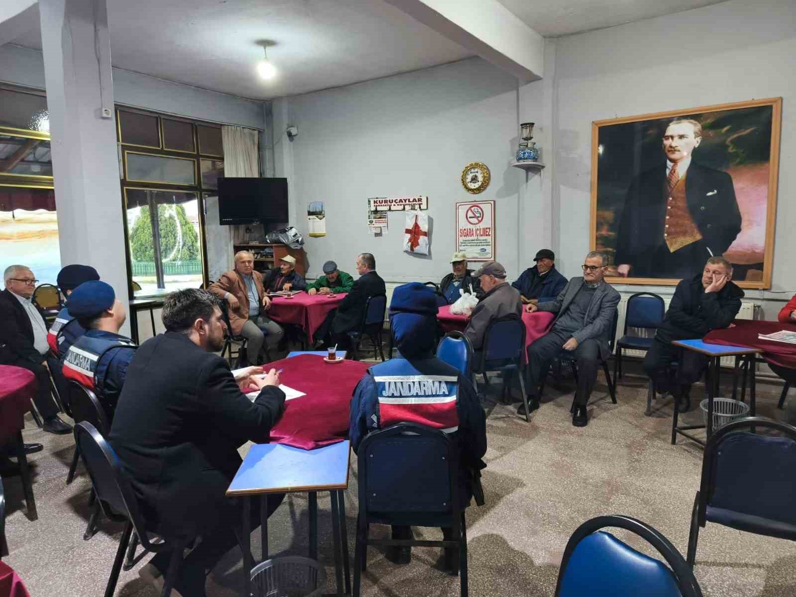 Edirne’de köylerde uyuşturucu ile mücadele çalışması
