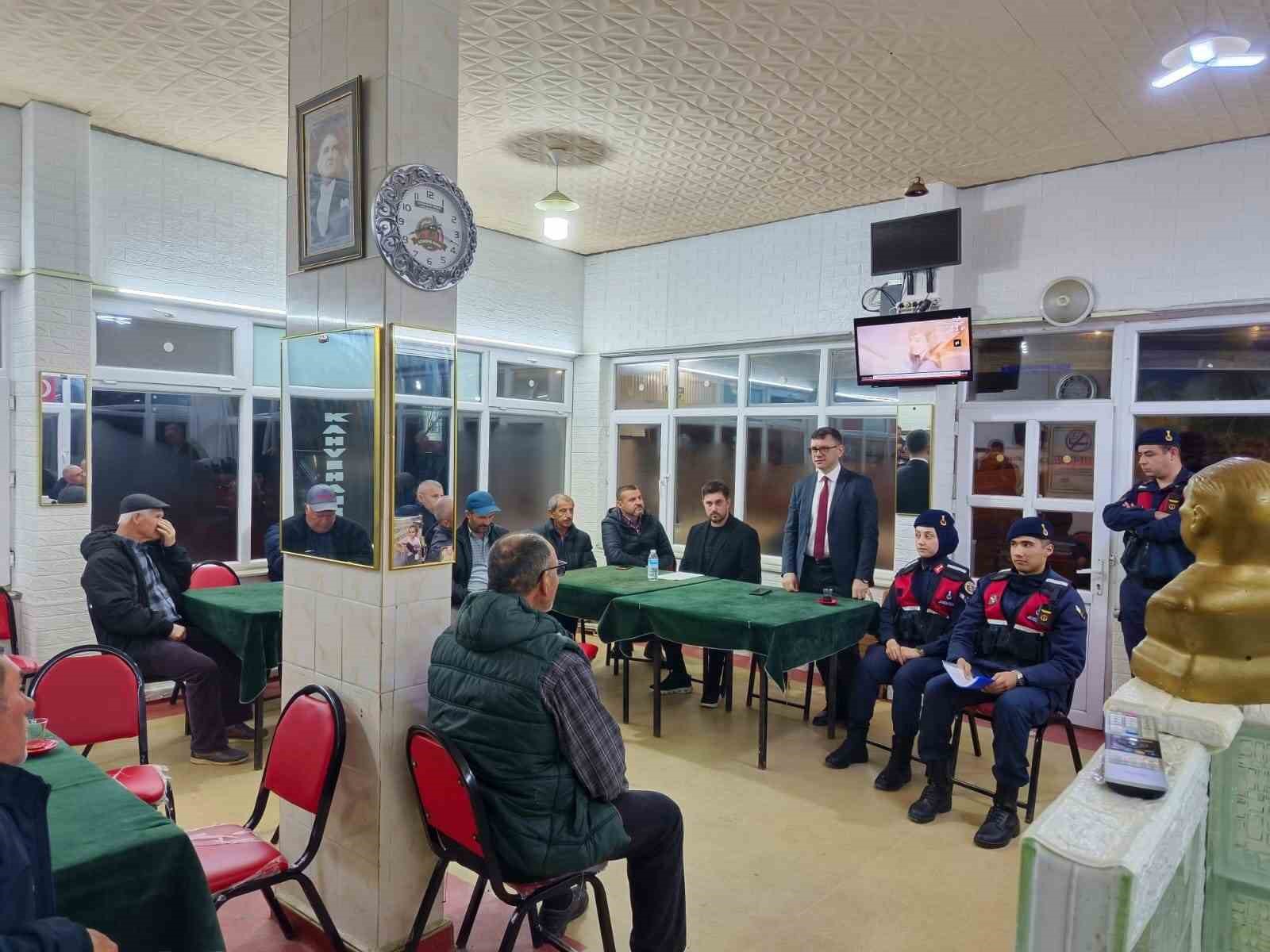 Edirne’de köylerde uyuşturucu ile mücadele çalışması
