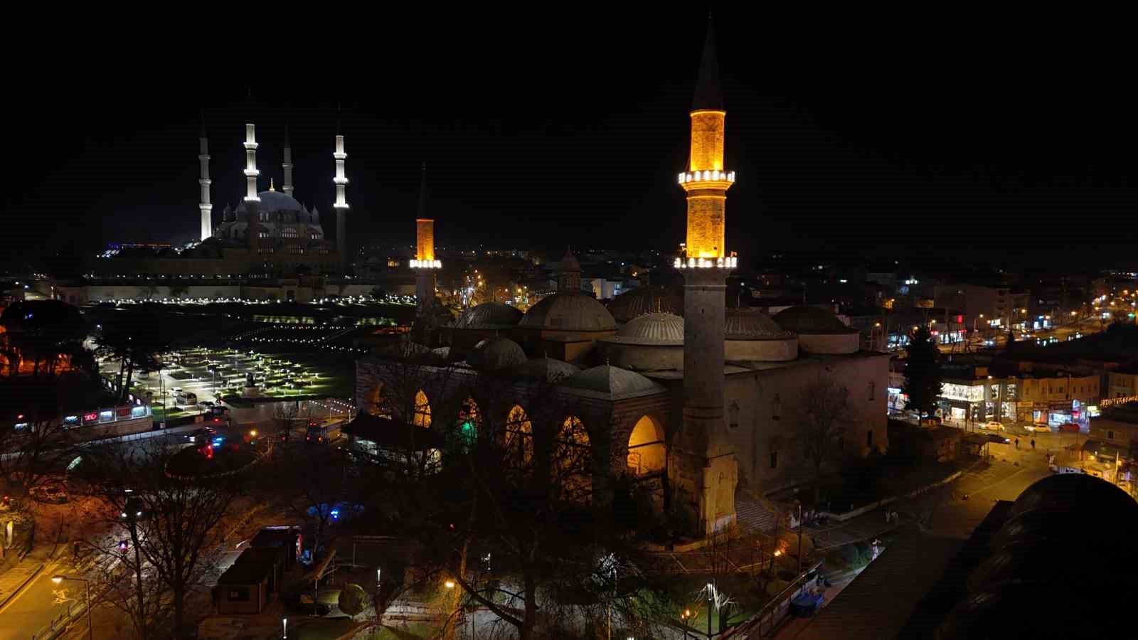 Edirne’de Miraç Kandili dualarla idrak edildi
