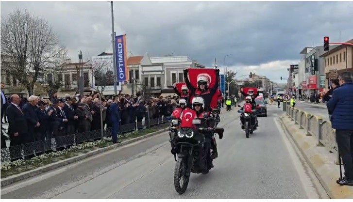Edirne’de polislerden 181’inci yıl töreni
