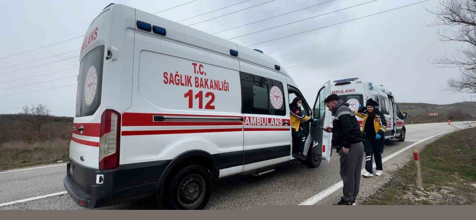 Edirne’de trafik kazası: 3 yaralı
