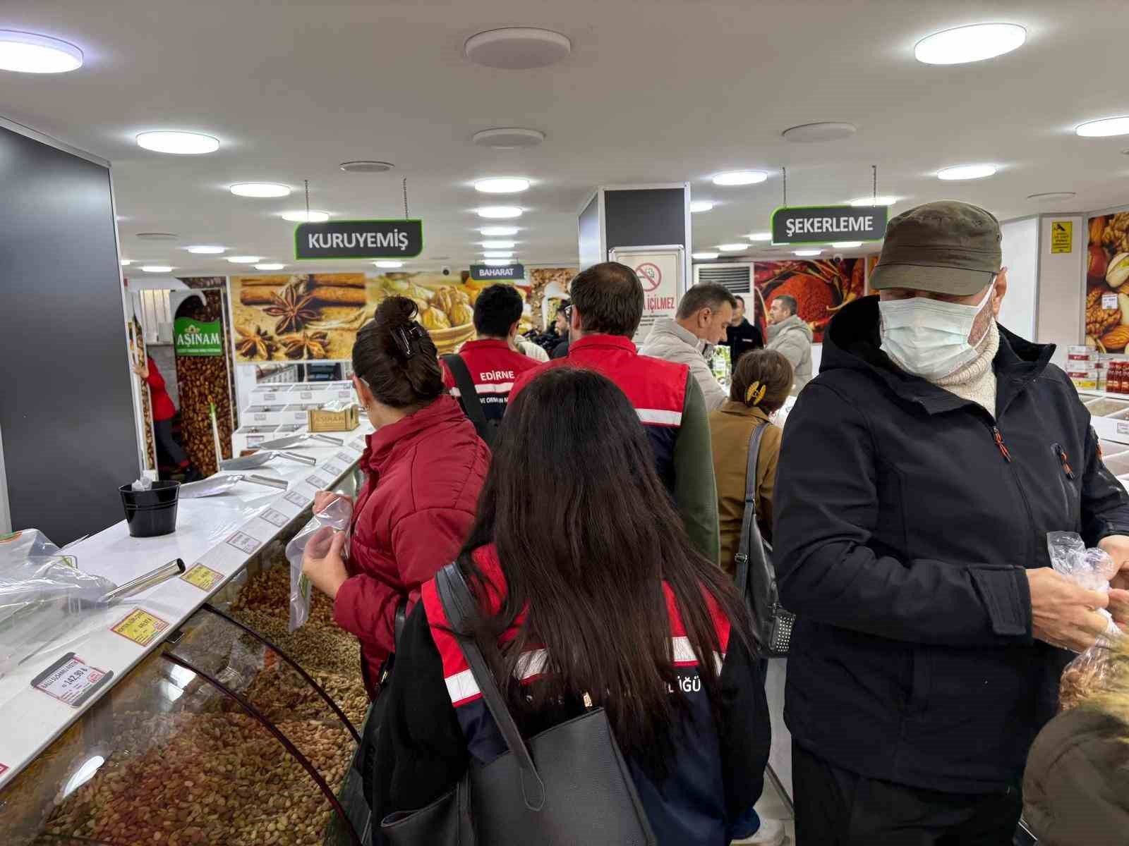 Edirne’de yapılan 8 bin gıda denetiminde 5 milyon lira ceza
