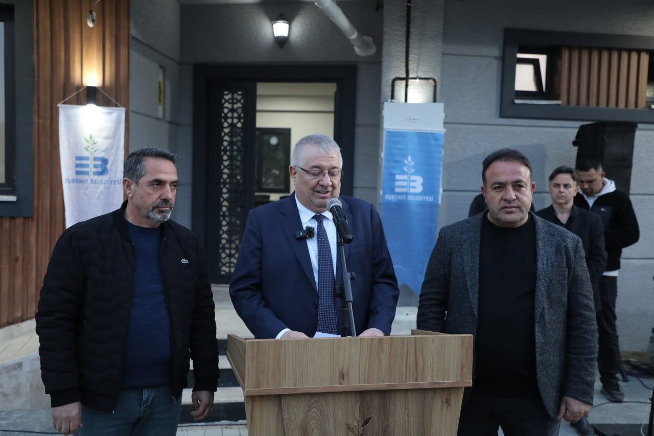 Edremit’te Abdulcebbar Bülbül Taziye Ve Kültür Evi hizmete girdi
