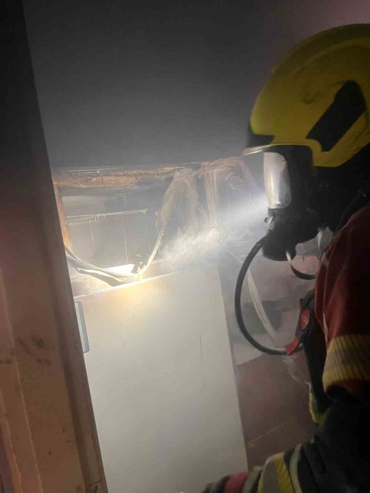 Edremit’te korkutan ev yangını
