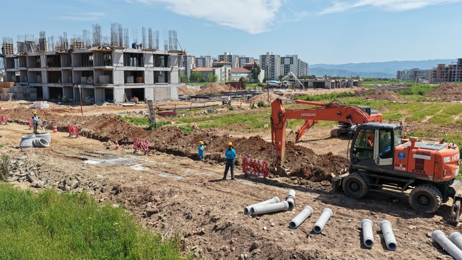 Efeler’de yeni yerleşim alanına 5,2 milyonluk altyapı yatırımı
