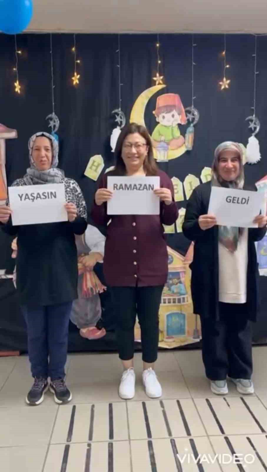 Eğitimcilerden dikkat ceken Ramazan etkinliği
