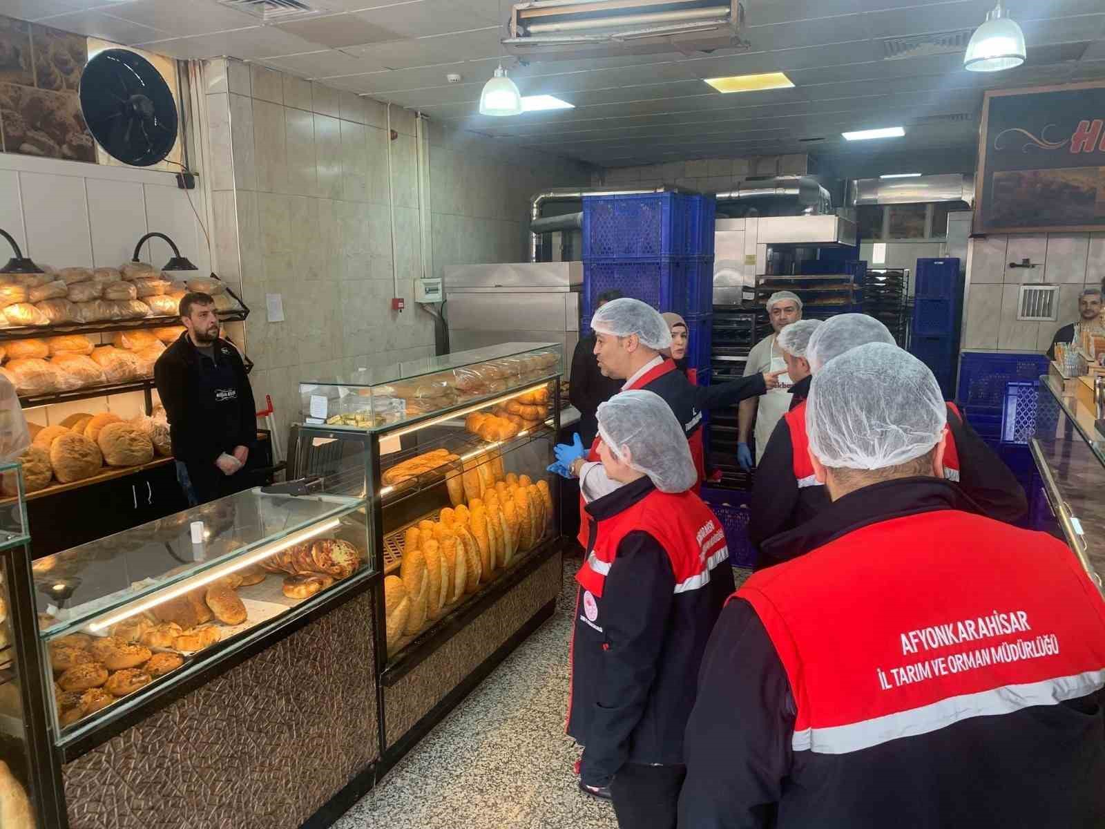 Ekmek fırınlarına yönelik denetim
