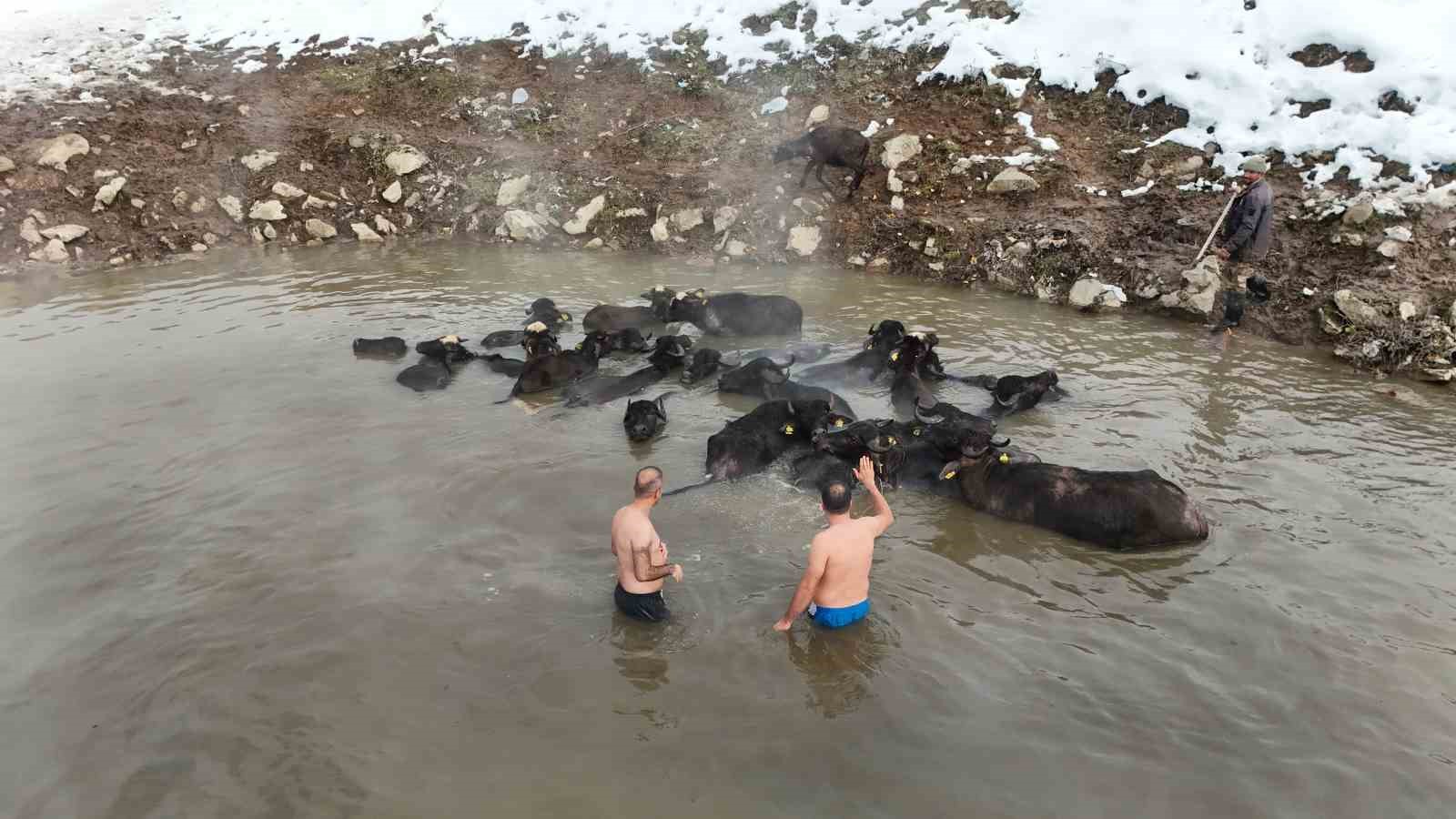 Eksi 25 derecede kaplıca keyfi
