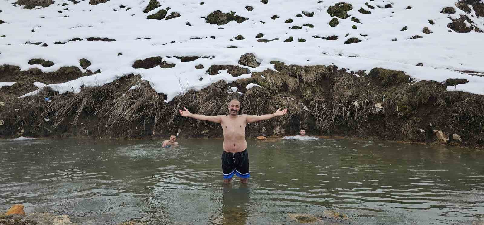 Eksi 25 derecede kaplıca keyfi
