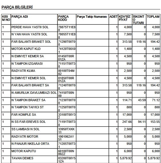 Ekspertiz "değişecek" dedi, servis tamir etti

