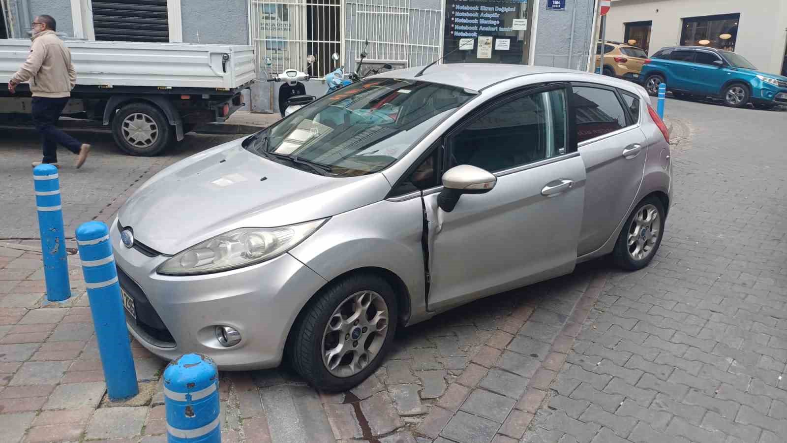 El frenini çekmeyi unutunca canından oluyordu
