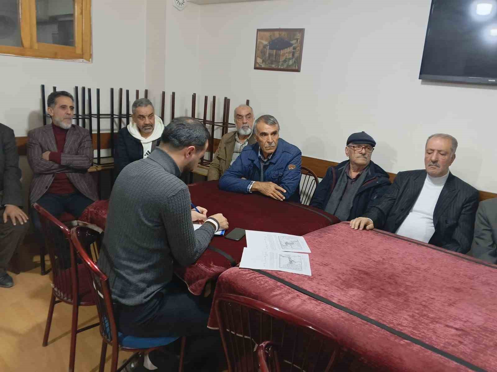 Elazığ Gezin köyü için toplantı yapıldı
