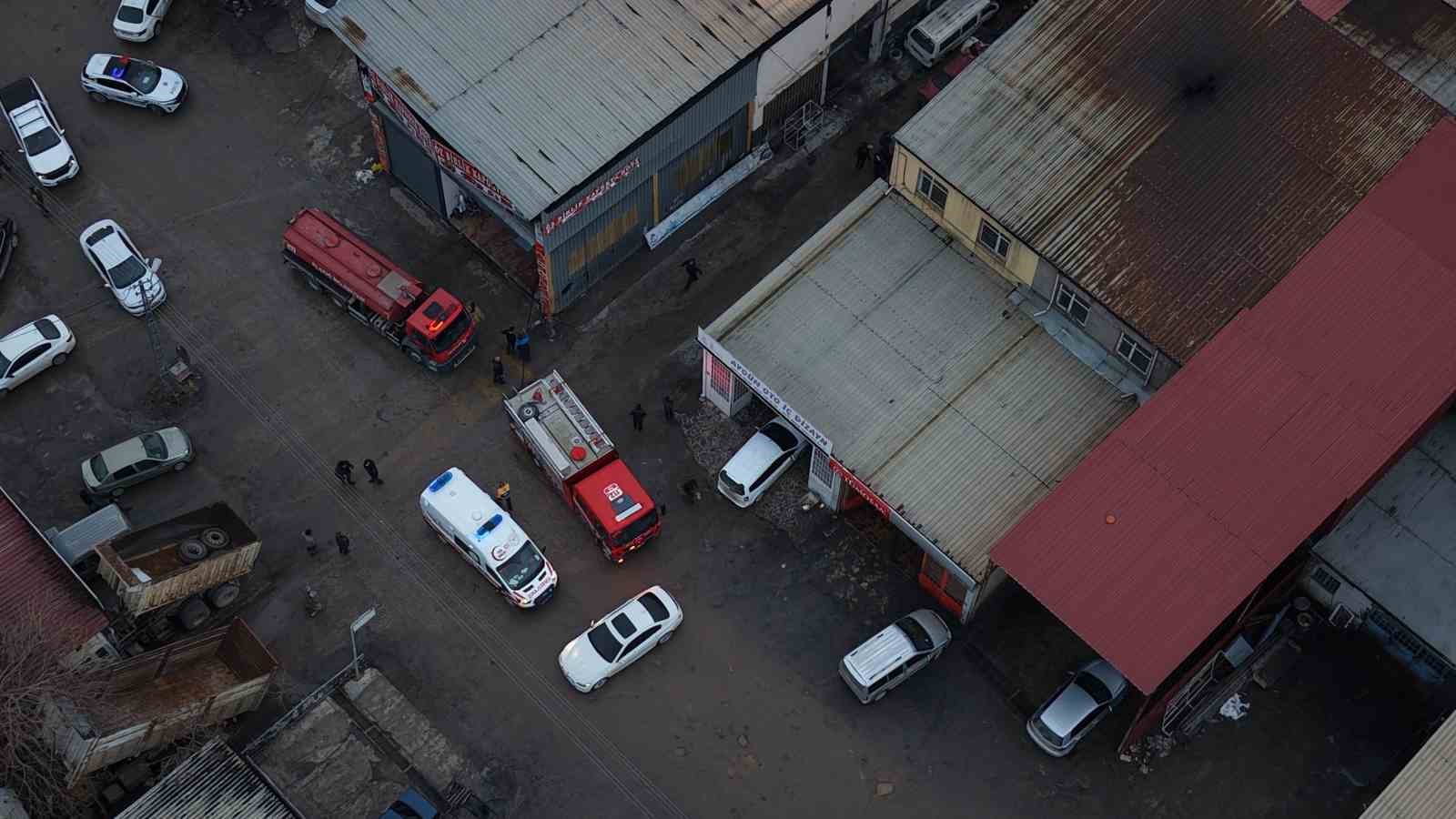 Elazığ Sanayi Sitesi’nde korkutan yangın

