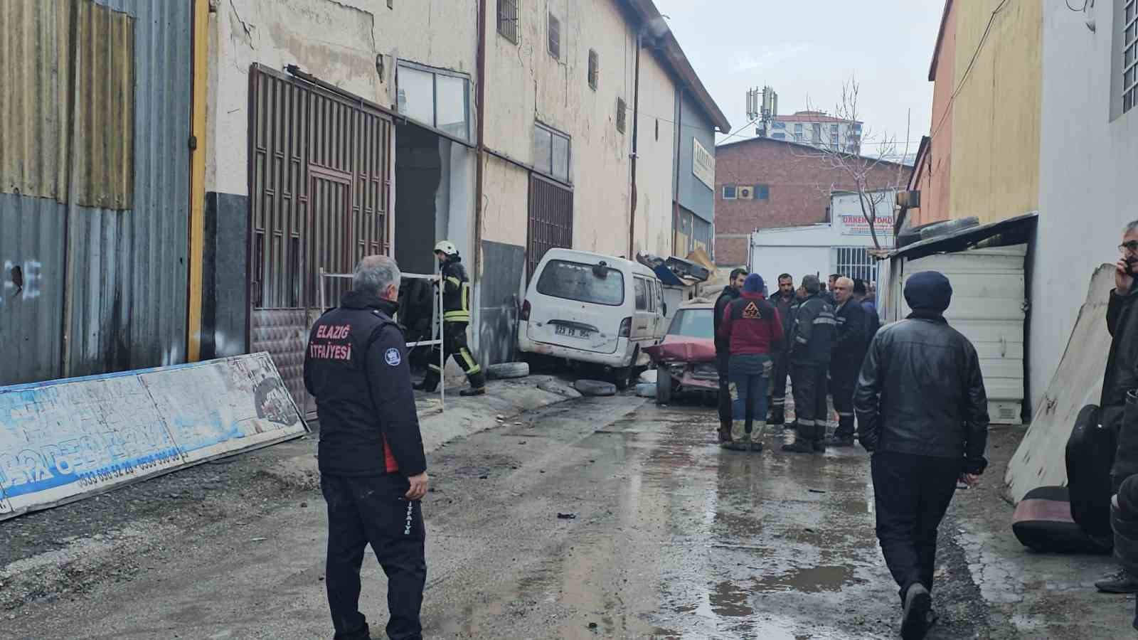 Elazığ Sanayi Sitesi’nde korkutan yangın
