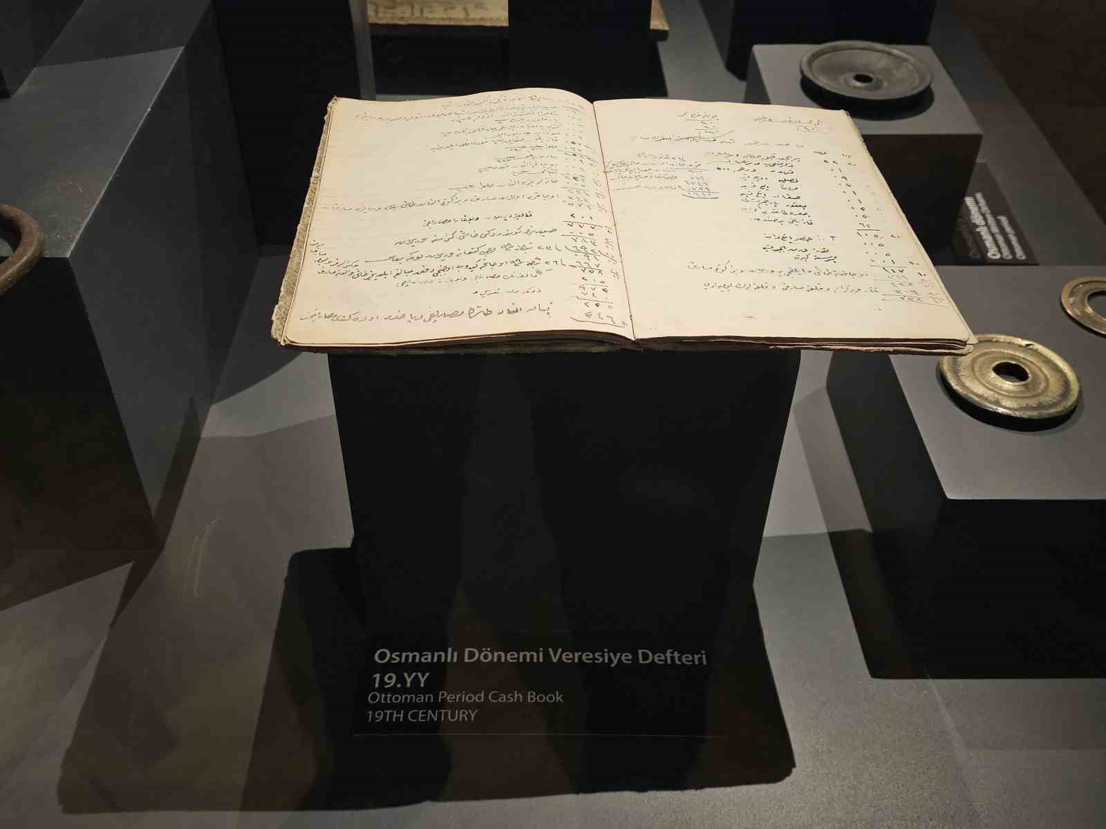 Elazığ sergilenen Osmanlı dönemi veresiye defteri geçmişe ışık tutuyor
