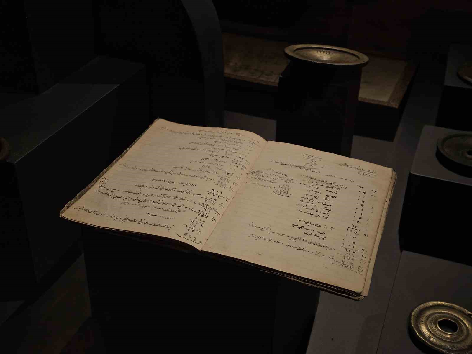 Elazığ sergilenen Osmanlı dönemi veresiye defteri geçmişe ışık tutuyor
