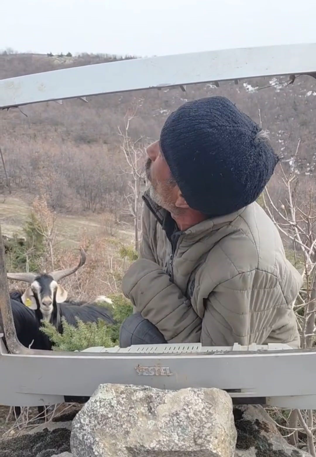 Elazığ’da çobanın "Televizyonlu" hava durumu sunumu tebessüm ettirdi
