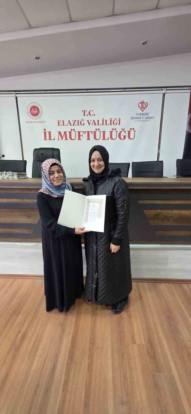 Elazığ’da Kur’an kurslarının eğitim faaliyetleri değerlendirildi
