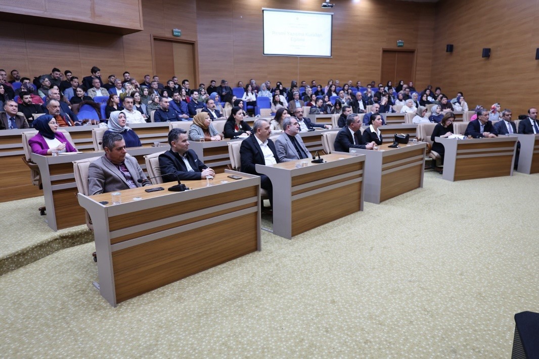 Elazığ’da resmi yazışmalarda uygulanacak usul ve esaslar hakkında eğitim
