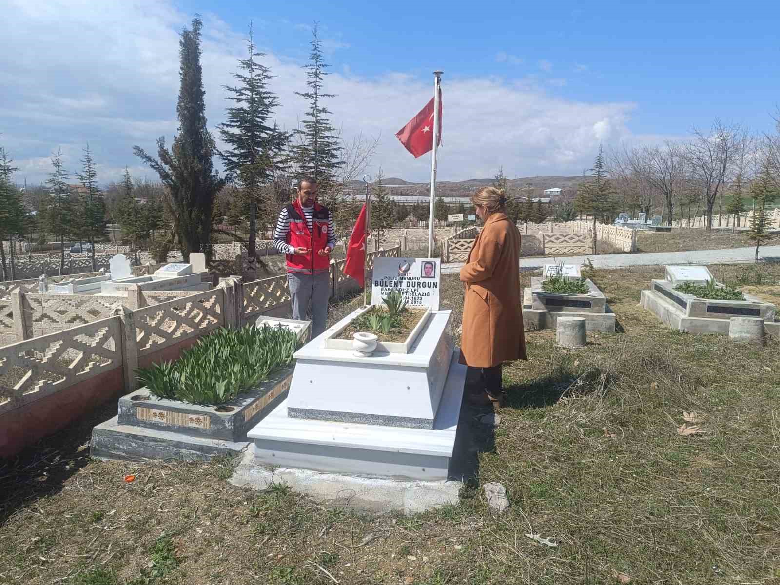 Elazığ’da şehit kabirleri ziyaret edildi
