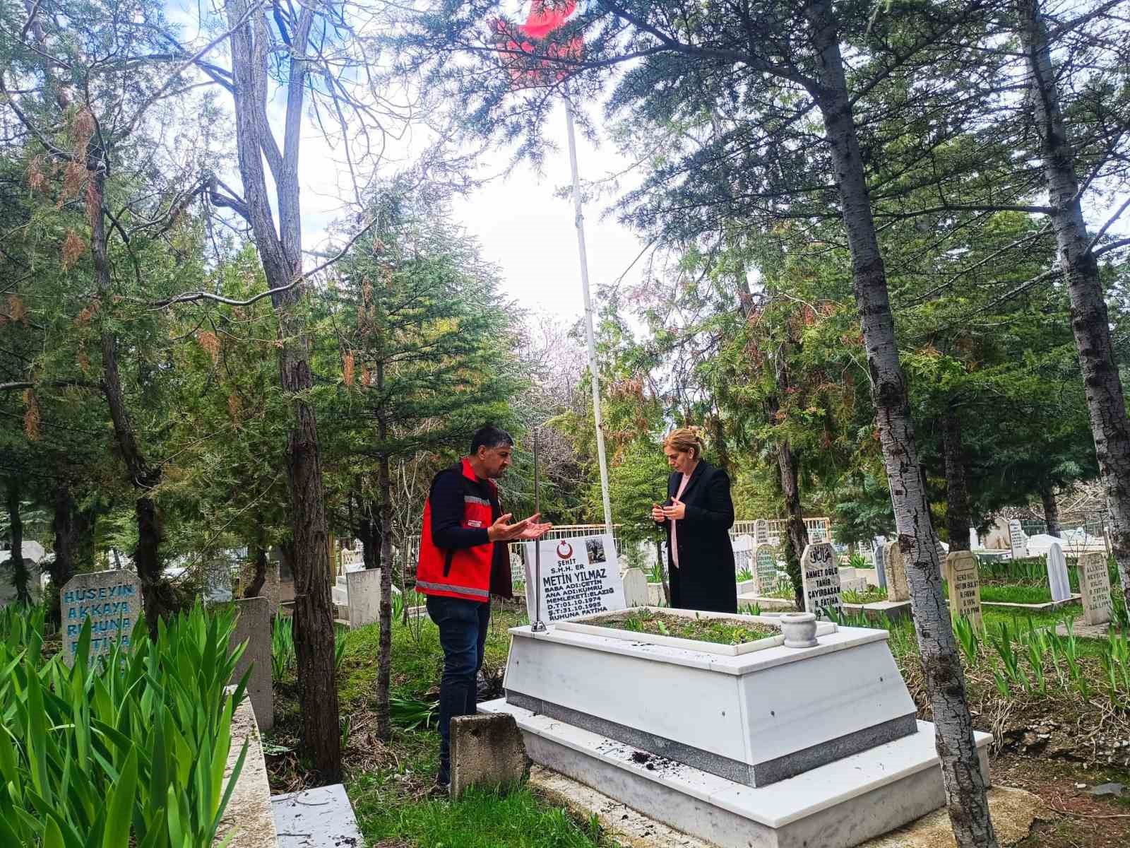 Elazığ’da şehit kabirleri ziyaret edildi
