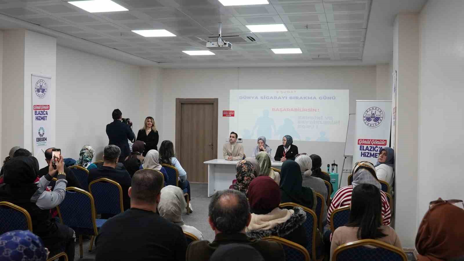 Elazığ’da sigaranın zararları anlatıldı
