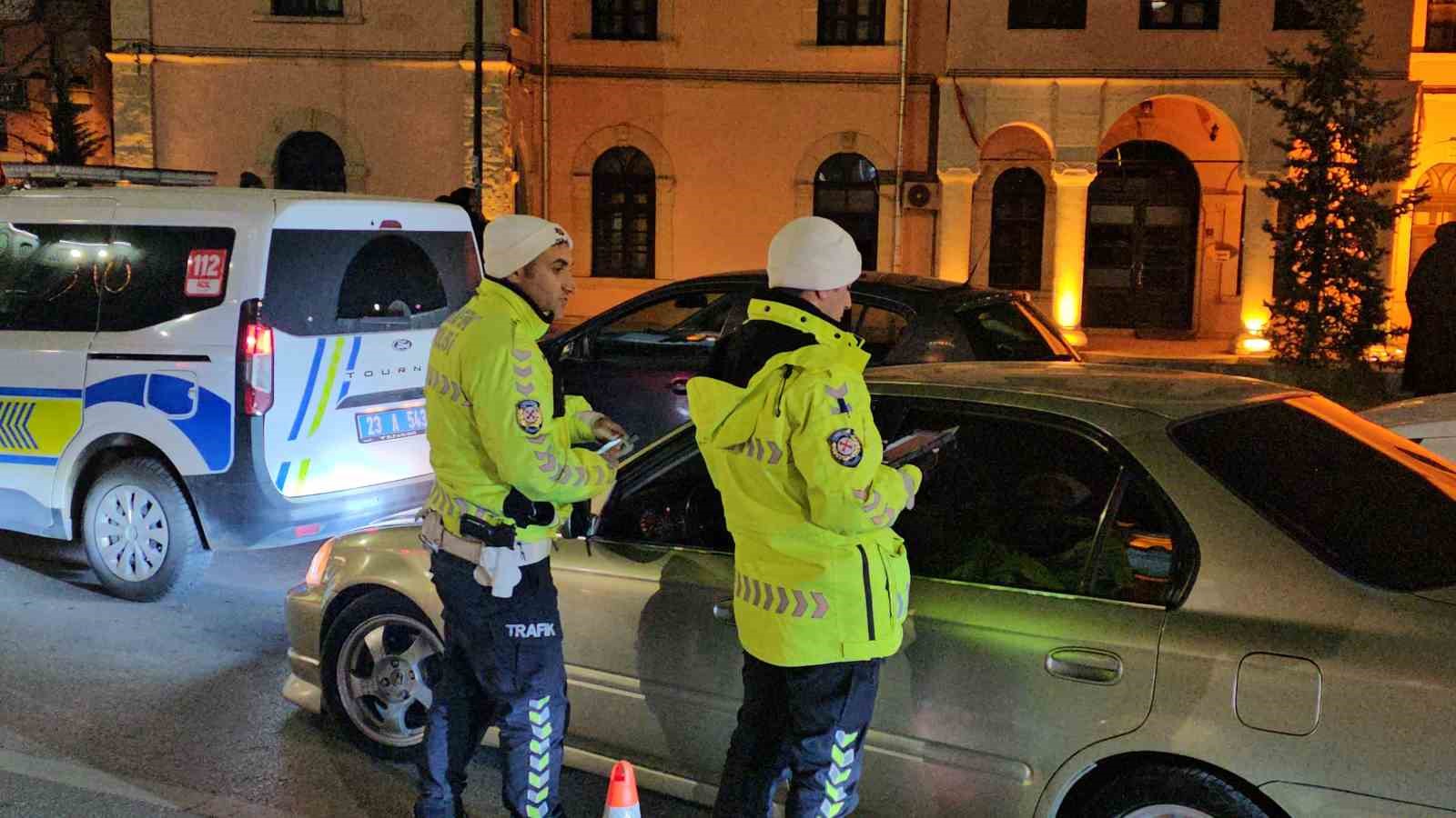 Elazığ’da trafik denetimi
