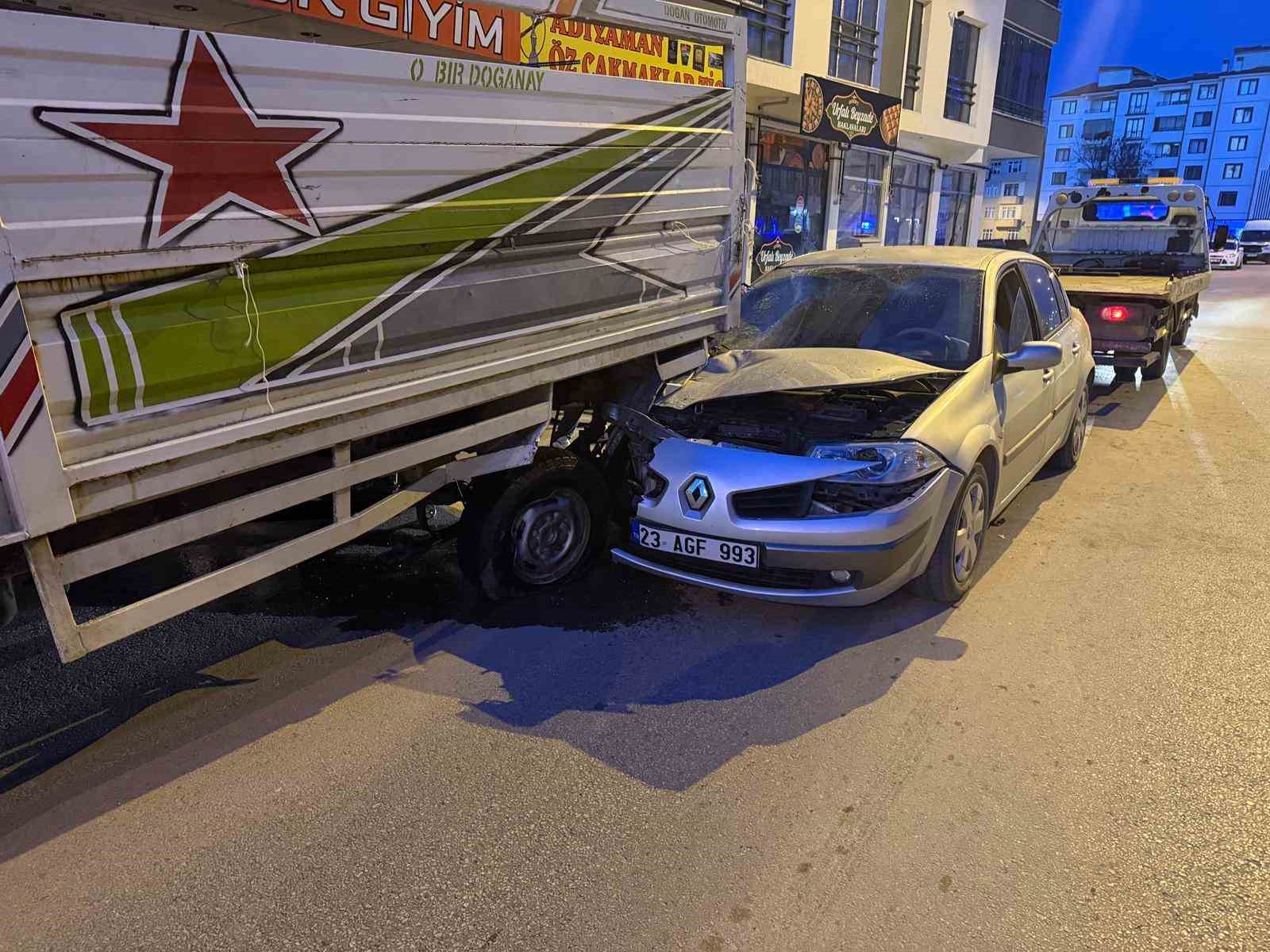 Elazığ’da trafik kazası: 1 yaralı
