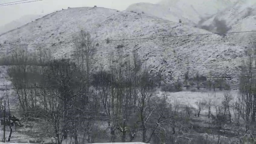 Elazığ’ın yüksek kesimlerinde kar yağışı
