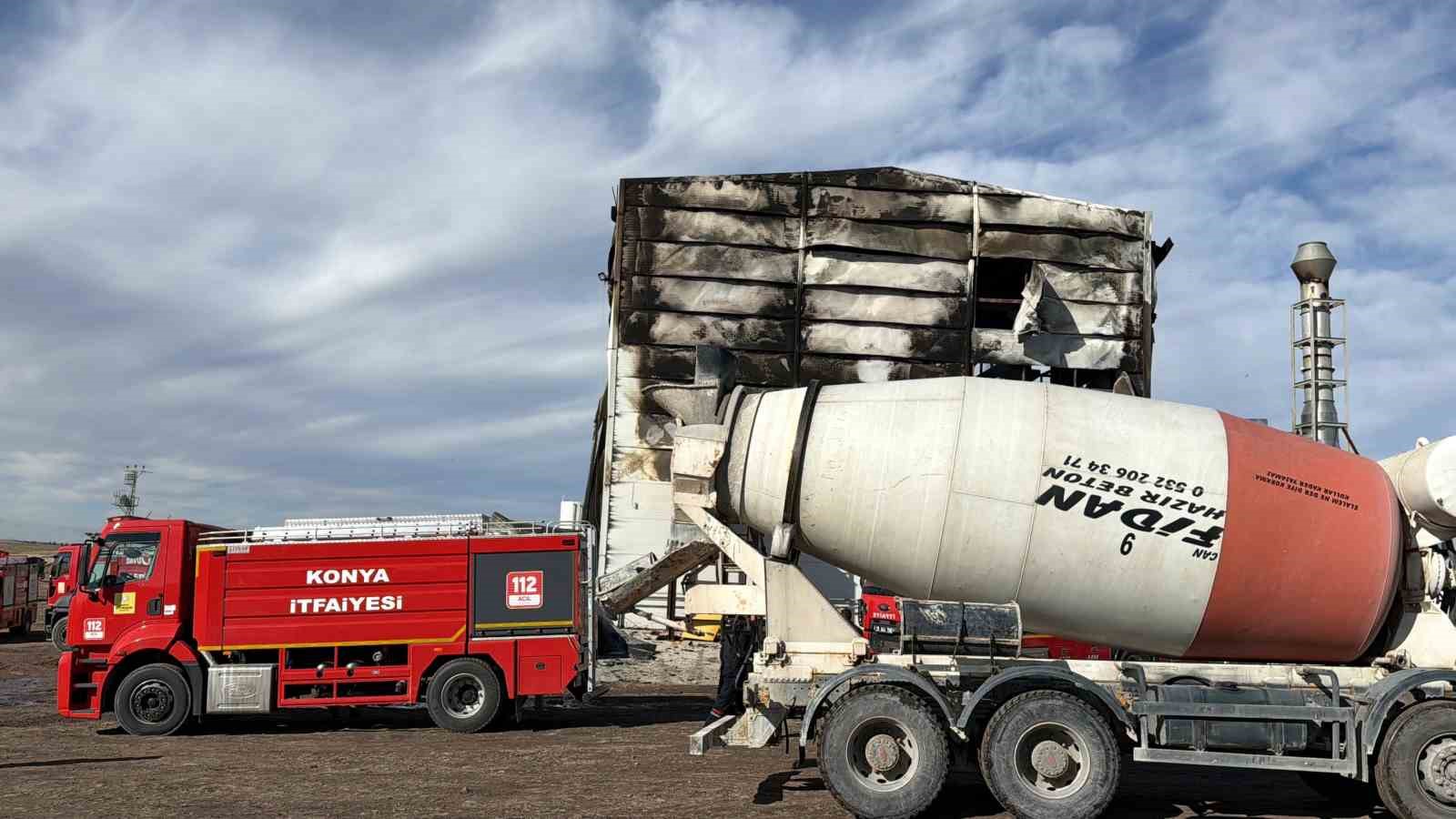 Elektrik üretim tesisinde çıkan yangın kontrol altına alındı
