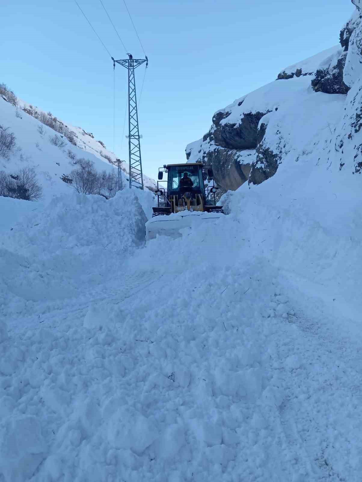 Eleşkirt’te çığ engeli kaldırıldı, 55 köy yolu ulaşıma açıldı
