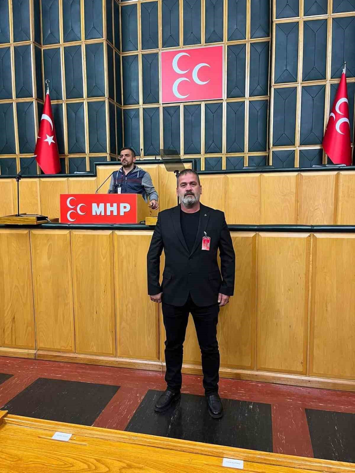 Emekli polisin öldürdüğü MHP ilçe başkanı son yolculuğuna uğurlandı
