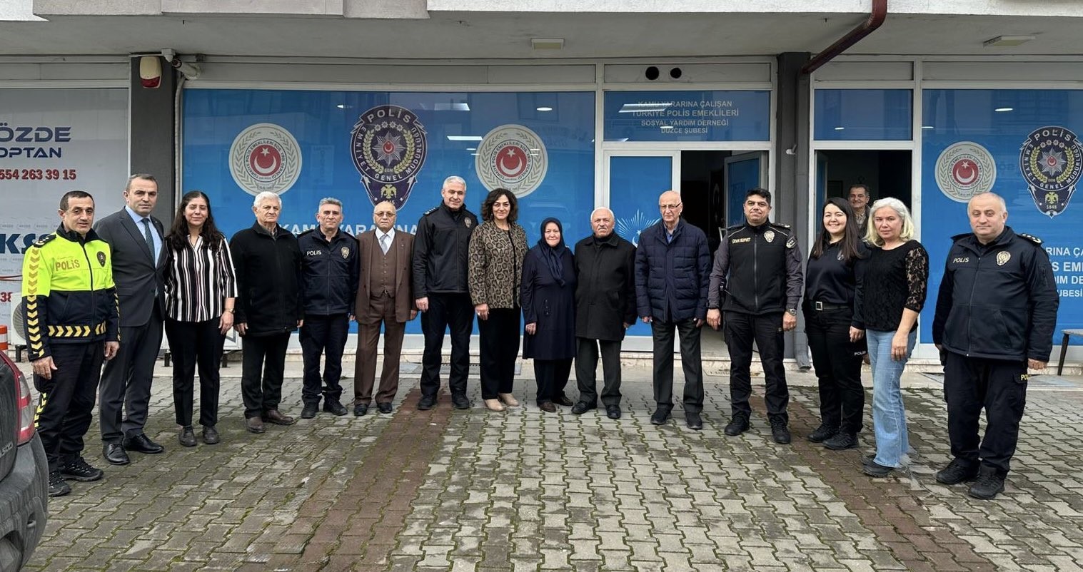 Emekli polisleri yalnız bırakmıyorlar

