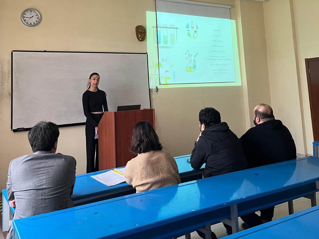 Emet MYO Kimya Teknolojisi öğrencilerinden İME sunumu
