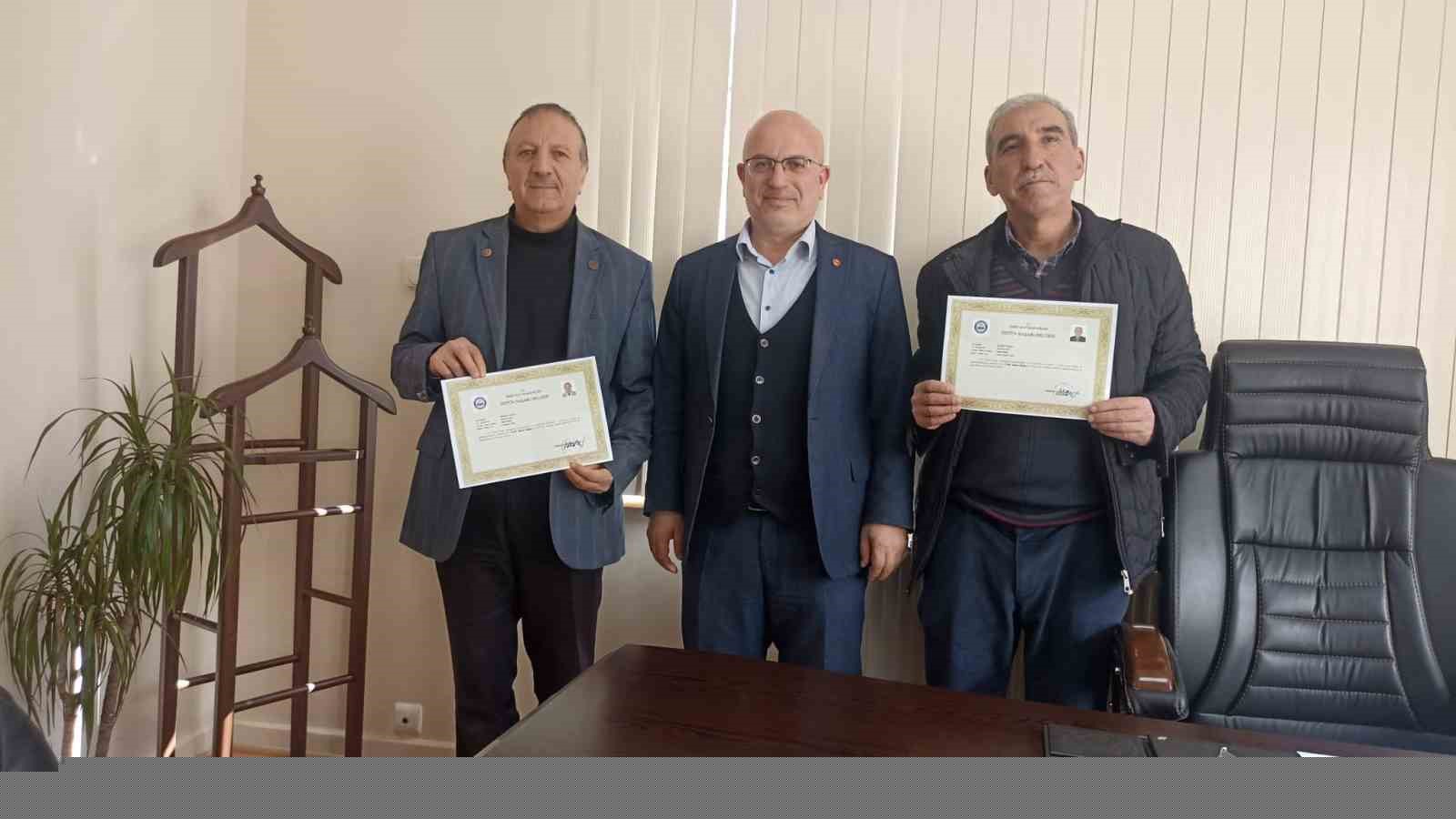 Emet’te imamlara Üstün Başarı Belgesi
