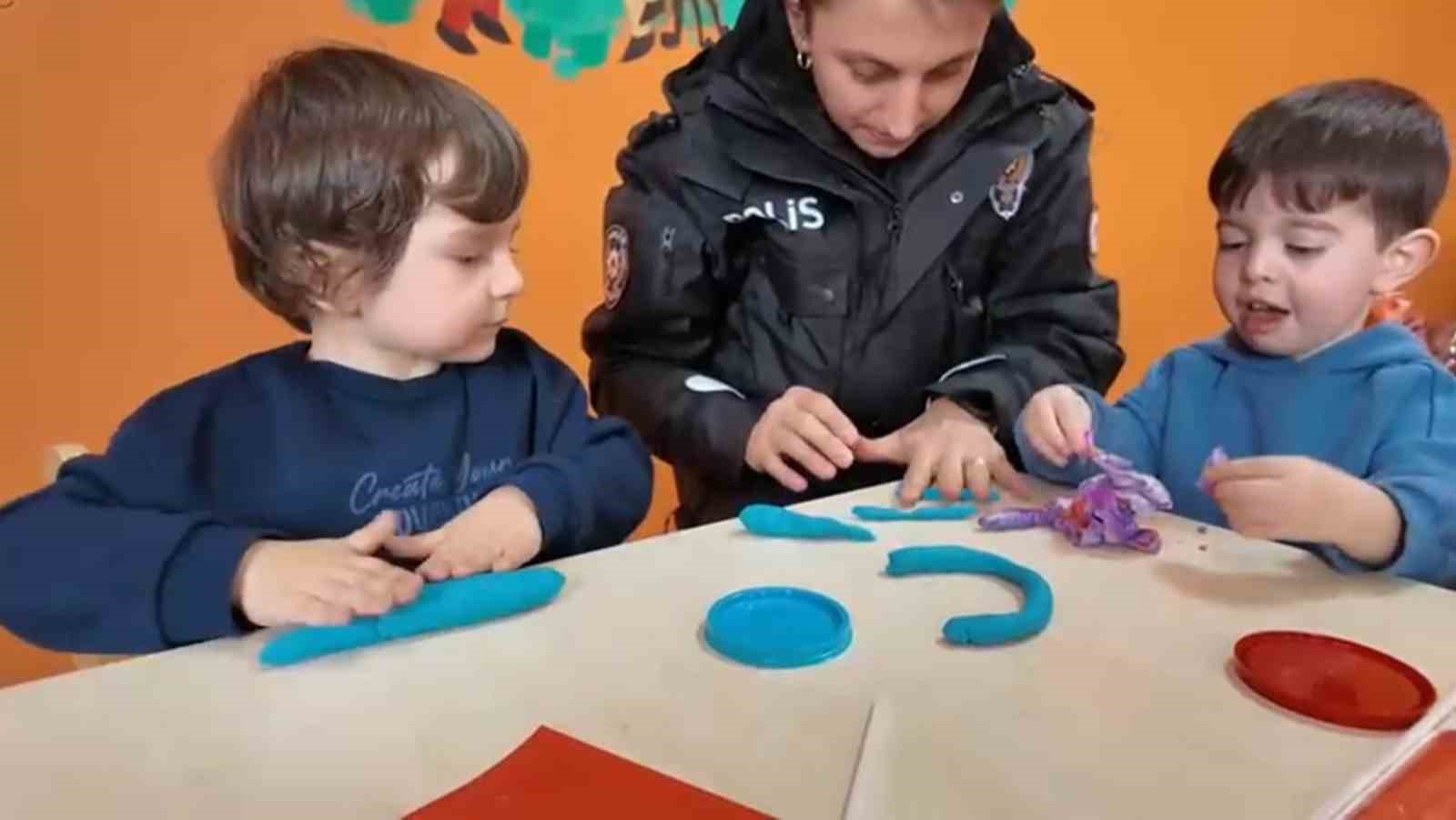 Emniyet personeli çocuklarına yönelik ana sınıfı açıldı
