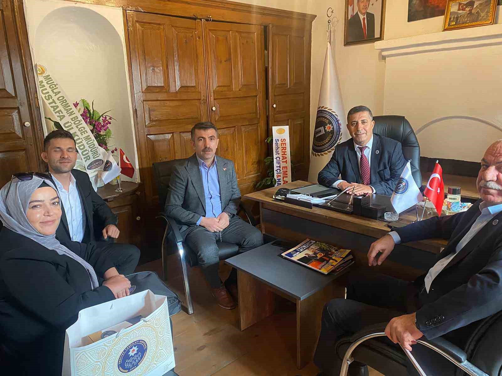 EMŞAV’a Emniyet Teşkilatı Sendikası Genel Başkanı Okumuş’tan ziyaret
