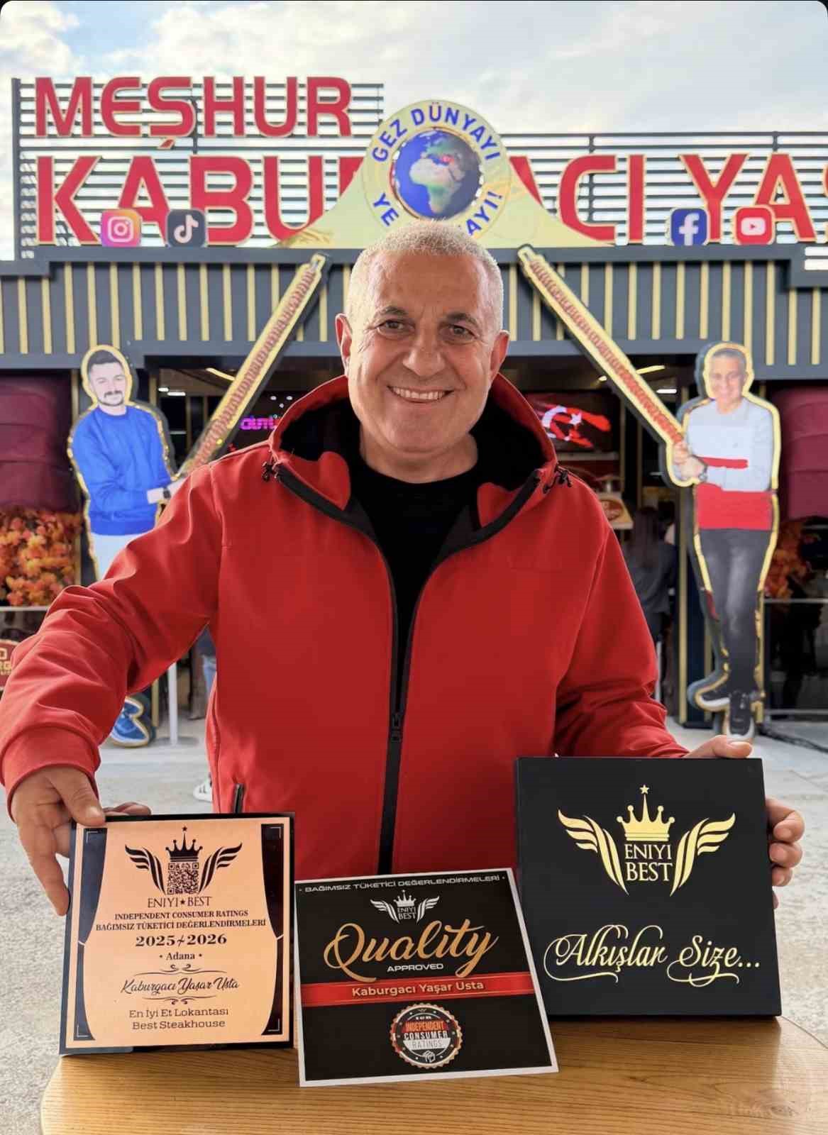 "En İyi Et Lokantası" ödülü Adanalı kebapçının oldu
