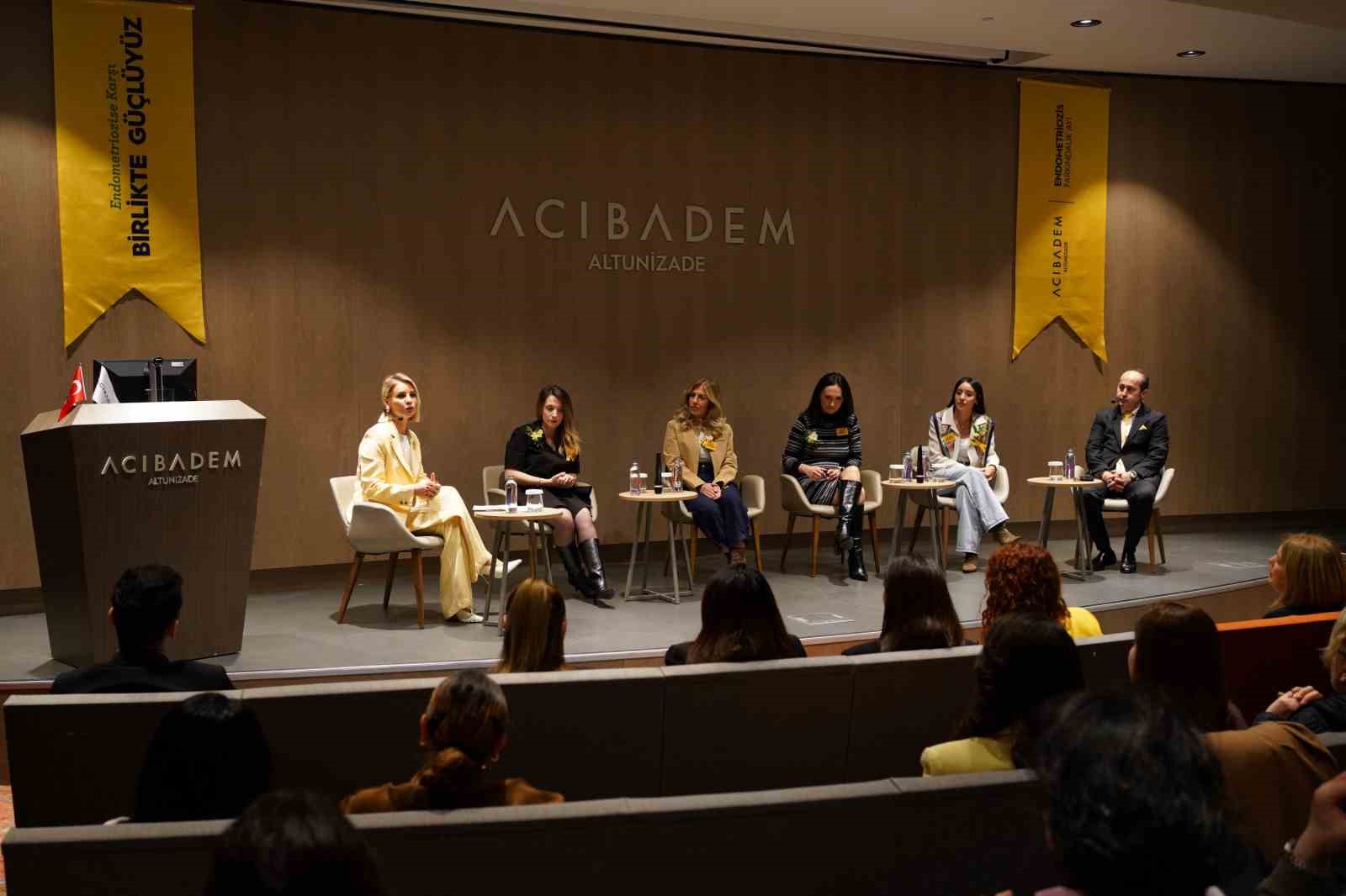 Endometriozis etkinliğinde hastalar yaşadıkları sıkıntıları, uzmanlar tanı ve tedaviyi anlattı
